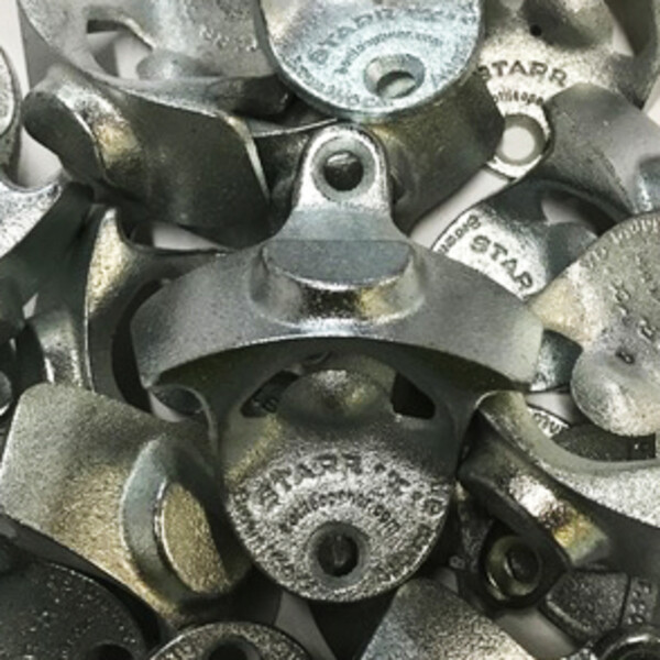 Zinc Plated Bottle Cap Mount STARR 