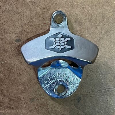 Deep Engraved TurtleBack Stainless-Steel  STARR "X" bottle opener Thumbnail