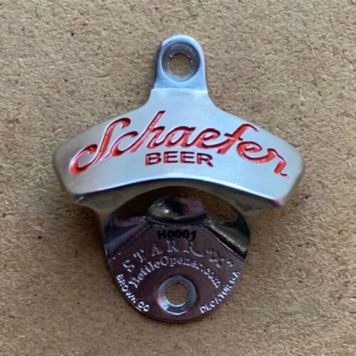Stainless-Steel Schaefer Beer STARR "X" bottle opener Thumbnail