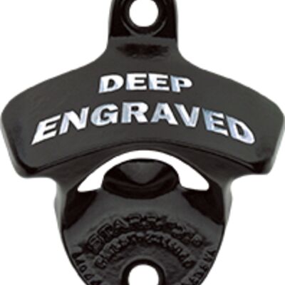 Deep Engraved Black Powder Coated STARR "X" bottle opener Thumbnail