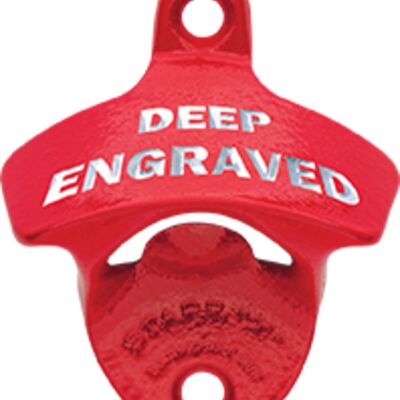 Deep Engraved Red Powder Coated STARR "X" bottle opener Thumbnail