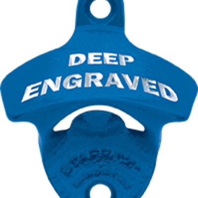 Deep Engraved Blue Powder Coated STARR "X" bottle opener Thumbnail