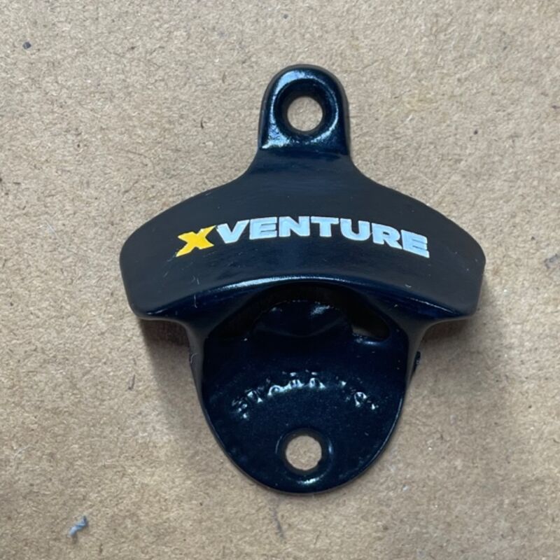  Deep Engraved XVENTURE Black Powder Coated STARR "X" bottle opener Thumbnail