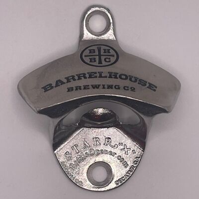 Deep Engraved Barrelhouse Brewing Company STARR "X" bottle opener Thumbnail