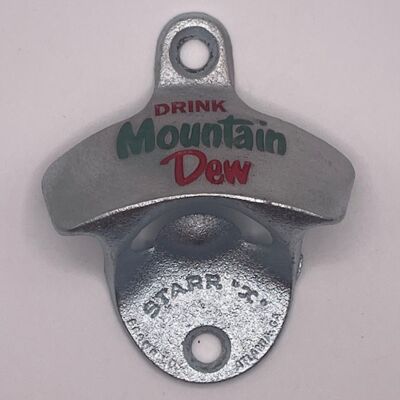 Deep Engraved Mountain Dew STARR "X" bottle opener Thumbnail