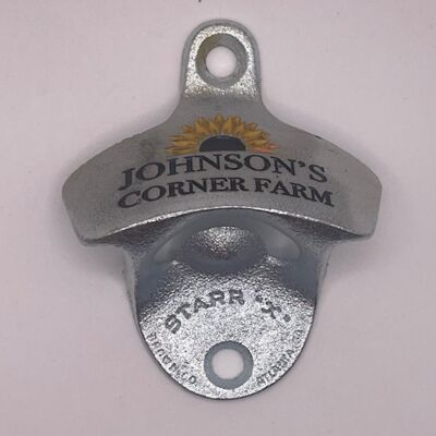 Deep Engraved Johnson's Corner Farm STARR "X" bottle opener Thumbnail