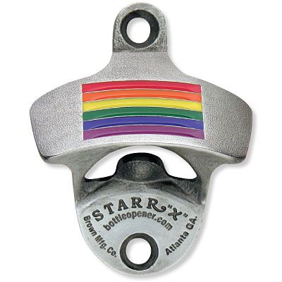 Gay Flag STARR "X" bottle opener Thumbnail