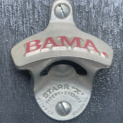 Embossed Alabama STARR "X" bottle opener Thumbnail