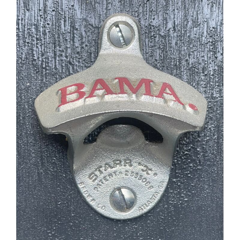 Embossed Alabama STARR "X" bottle opener Thumbnail