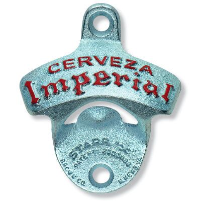 Embossed Cerveza Imperial STARR "X" bottle opener Thumbnail