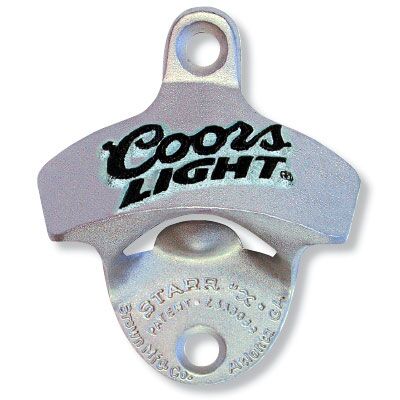 Embossed Coors Light STARR "X" bottle opener Thumbnail