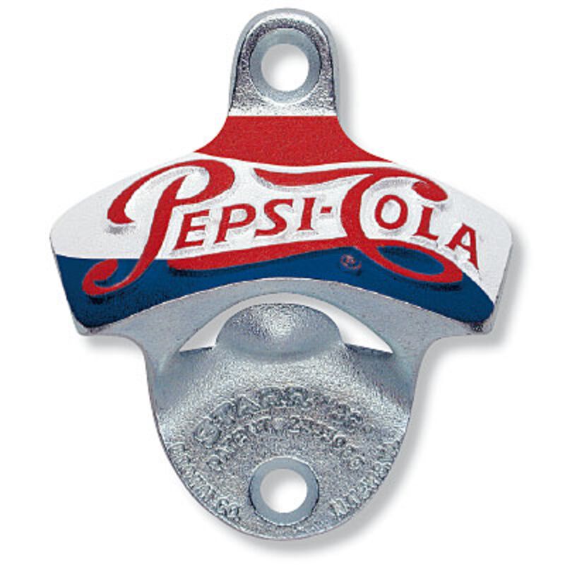 Embossed Multi-Colored Pepsi-Cola STARR "X" bottle opener Thumbnail