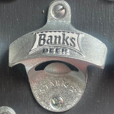 Embossed Banks Beer STARR "X" bottle opener Thumbnail