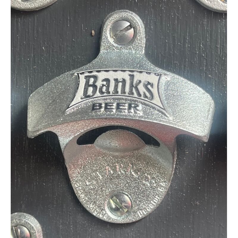 Embossed Banks Beer STARR "X" bottle opener Thumbnail