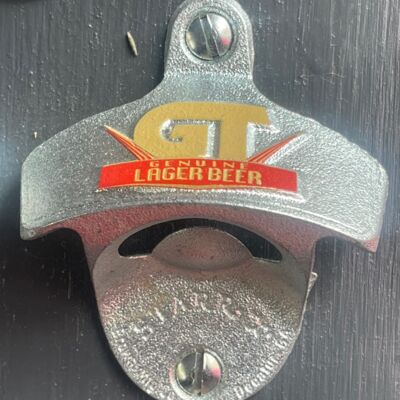 Embossed GT Lager Beer STARR "X" bottle opener Thumbnail