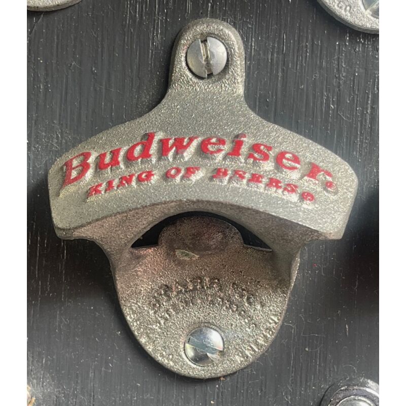 Embossed Budweiser King Of Beers STARR "X" bottle opener Thumbnail
