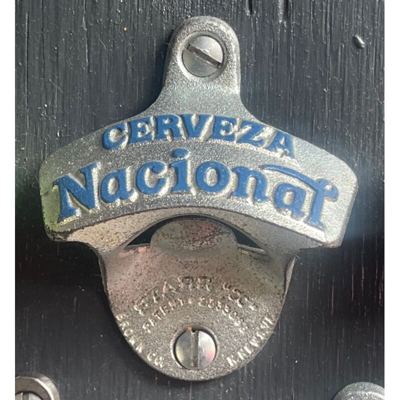 Embossed Cerveza Nacional STARR "X" bottle opener Thumbnail