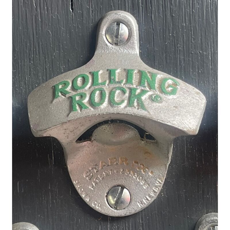 Embossed Rolling Rock STARR "X" bottle opener Thumbnail