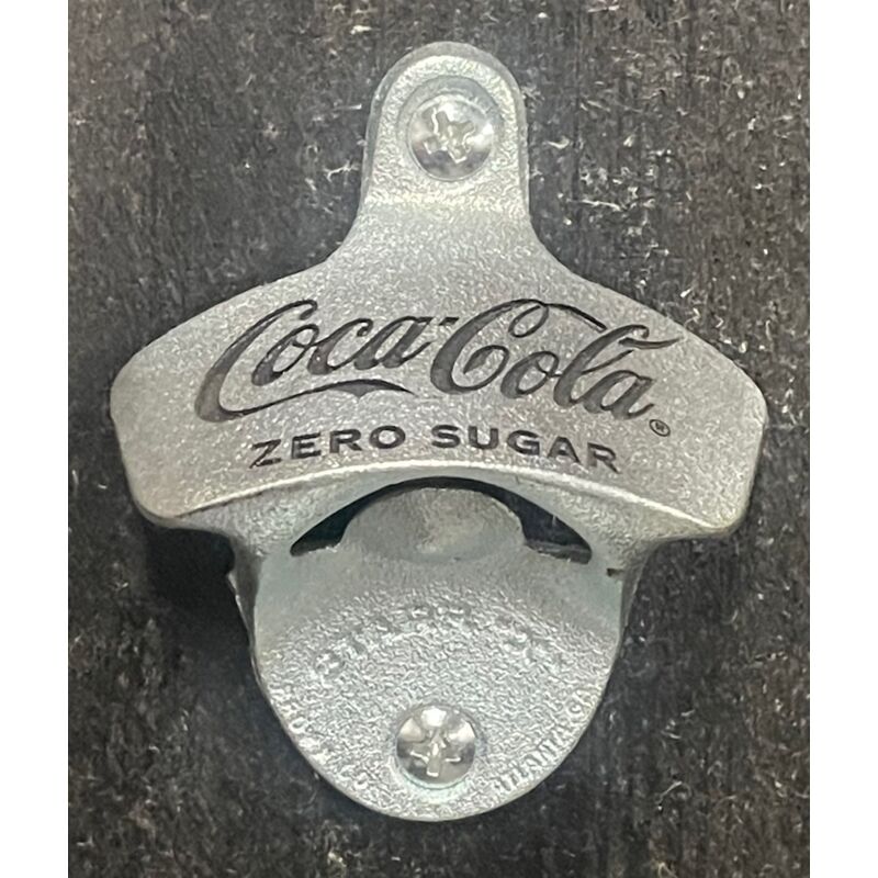 Deep Engraved Coca-Cola Zero Sugar STARR "X" bottle opener Thumbnail