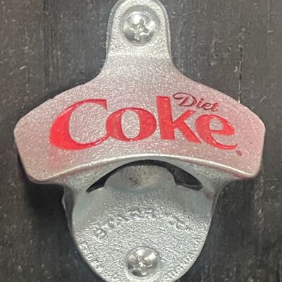 Deep Engraved Diet Coke STARR "X" bottle opener Thumbnail