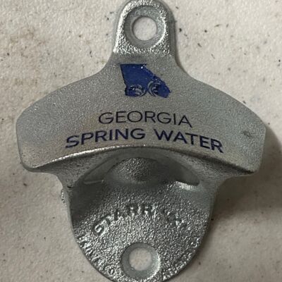 Deep Engraved Georgia Spring Water STARR "X" bottle opener Thumbnail