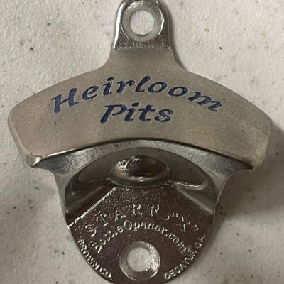 Deep Engraved Heirloom Pits Stainless-Steel  STARR "X" bottle opener Thumbnail