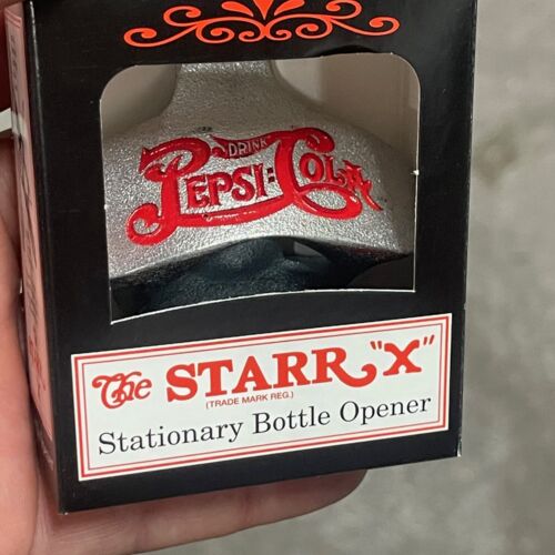 Deep Engraved Pepsi:Cola STARR "X" bottle opener Thumbnail