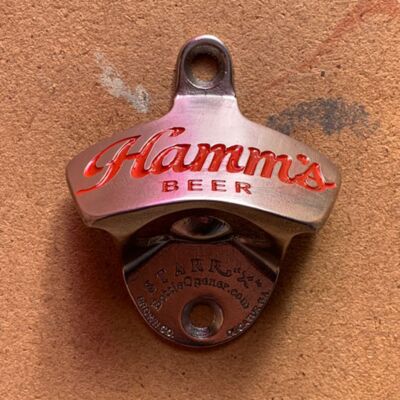 Deep Engraved HAMMS STARR "X" bottle opener Thumbnail