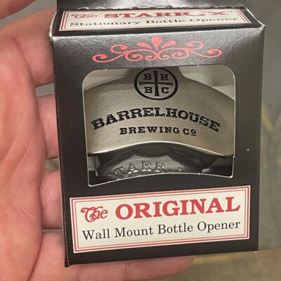 Deep Engraved Barrelhouse Brewing Company STARR "X" bottle opener Thumbnail