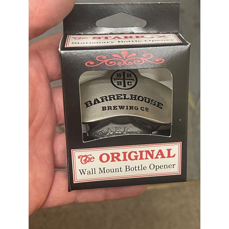 Deep Engraved Barrelhouse Brewing Company STARR "X" bottle opener Thumbnail