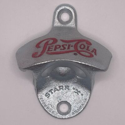 Deep Engraved Pepsi-Cola STARR "X" bottle opener Thumbnail