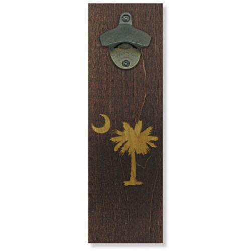 Engraved Palm Tree Plank & Opener Thumbnail
