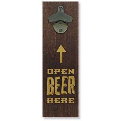 Open BEER Here Plank & Opener Thumbnail