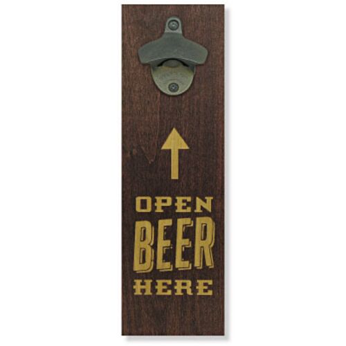 Open BEER Here Plank & Opener Thumbnail