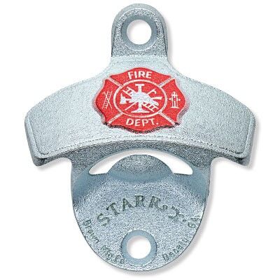 Embossed Fireman Maltese STARR "X" bottle opener Thumbnail