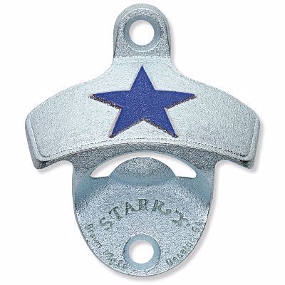 Embossed Blue Star STARR "X" bottle opener Thumbnail