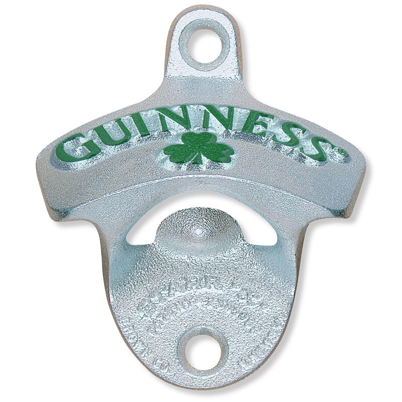 Embossed Guinness with Shamrock STARR "X" bottle opener Thumbnail