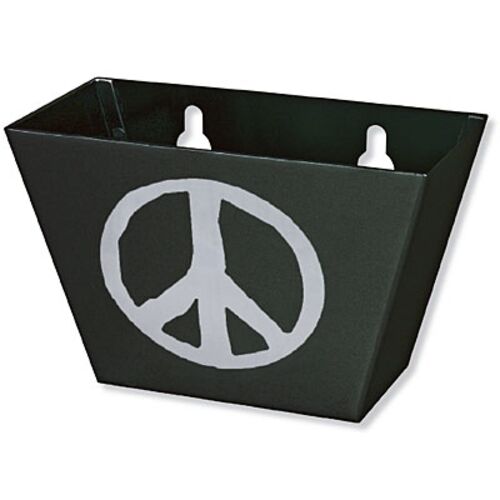 Engraved Peace Sign Medium Black Bottle Cap Catcher Thumbnail