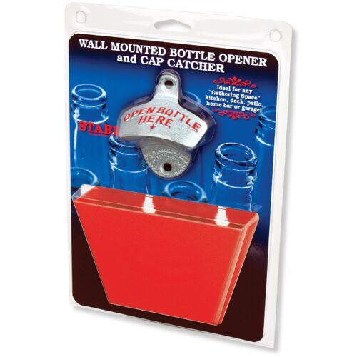 Open Bottle Here STARR "X" opener and Red cap catcher SET Thumbnail