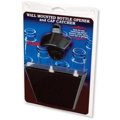 Plain Black STARR "X" opener and black cap catcher SET Thumbnail