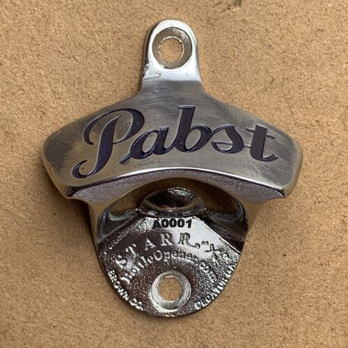 Stainless-Steel, PABST STARR "X" bottle opener  Thumbnail