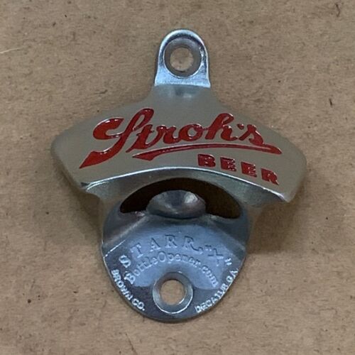 Stainless-Steel Stroh's STARR "X" bottle opener Thumbnail